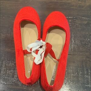 Crewcuts Vibrant Red Kids Slippers